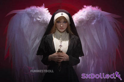 Bella C (A-Cup) (159cm) | Angel Nun Cosplay Sex Doll | Funwest Doll A-Cup / 159cm / Blonde Sex Doll