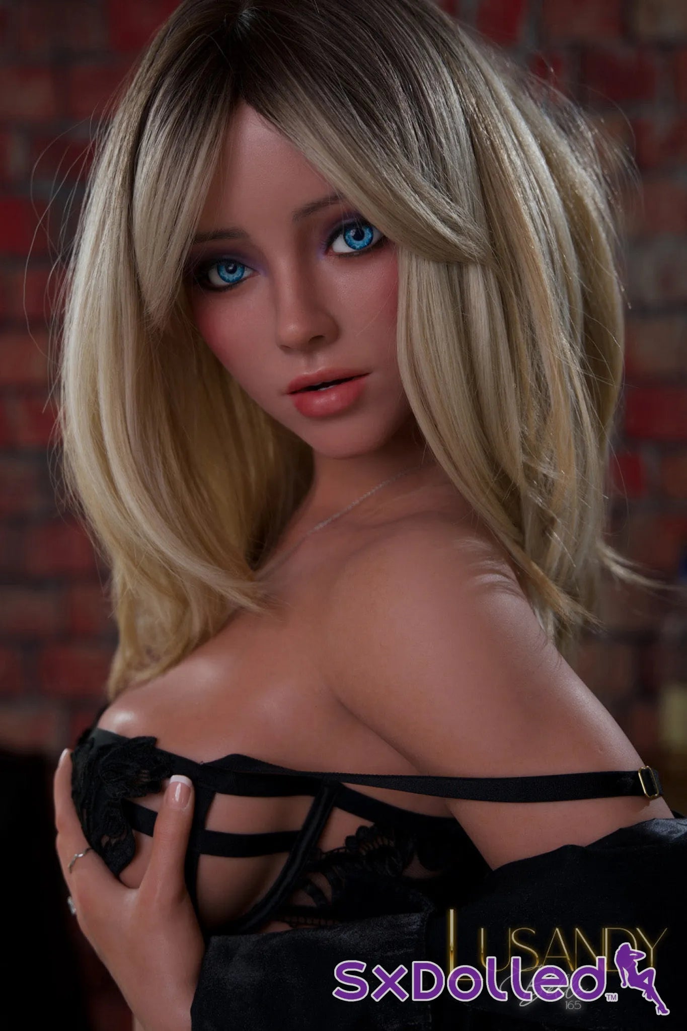 Belle E (E-Cup) (165cm) | Blonde Office Assistant Sex Doll | Lusandy E-Cup / 165cm / Ombre Sex Doll
