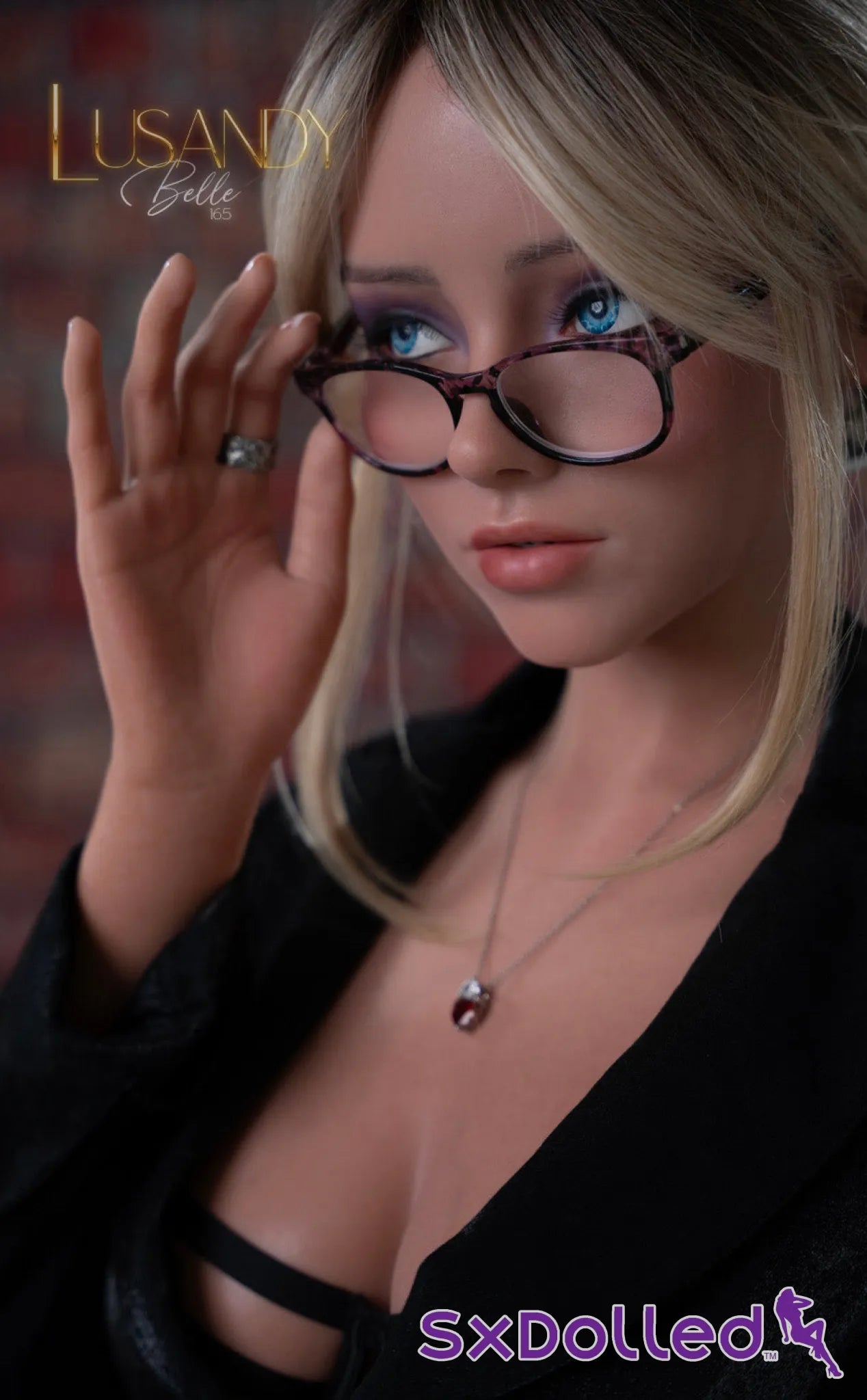 Belle E (E-Cup) (165cm) | Blonde Office Assistant Sex Doll | Lusandy E-Cup / 165cm / Ombre Sex Doll
