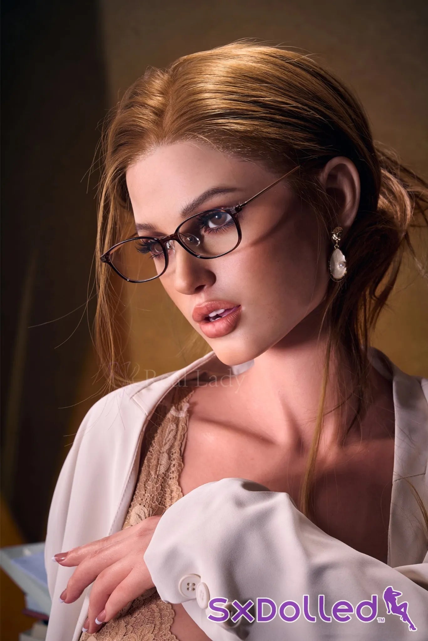 Bianca A (J-Cup) (168cm) | Busty Librarian Sex Doll | Real Lady J-Cup / 168cm / Brunette Sex Doll
