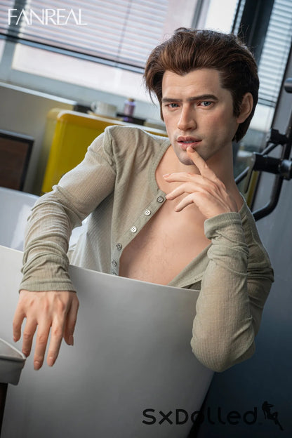 Carter (6-Inch) (173cm) | Brunette British Male Sex Doll | Fanreal 6-Inch / 173cm / Brunette Sex Doll