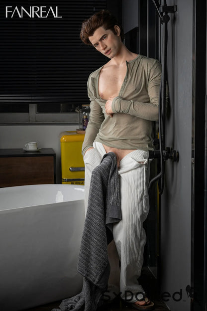 Carter (6-Inch) (173cm) | Brunette British Male Sex Doll | Fanreal 6-Inch / 173cm / Brunette Sex Doll