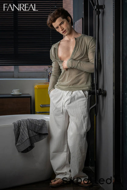 Carter (6-Inch) (173cm) | Brunette British Male Sex Doll | Fanreal 6-Inch / 173cm / Brunette Sex Doll