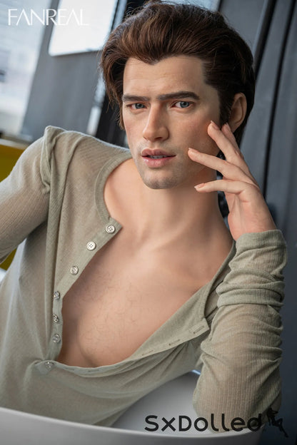 Carter (6-Inch) (173cm) | Brunette British Male Sex Doll | Fanreal 6-Inch / 173cm / Brunette Sex Doll