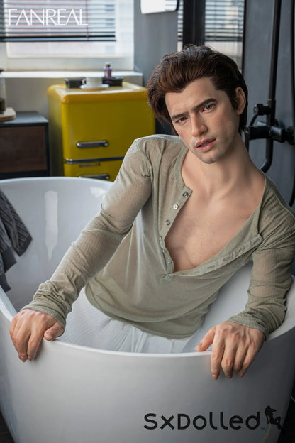Carter (6-Inch) (173cm) | Brunette British Male Sex Doll | Fanreal 6-Inch / 173cm / Brunette Sex Doll