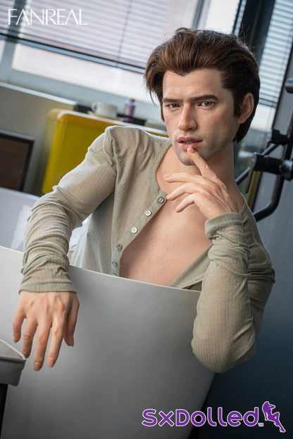 Carter (6-Inch) (173cm) | Brunette British Male Sex Doll | Fanreal 6-Inch / 173cm / Brunette Sex Doll