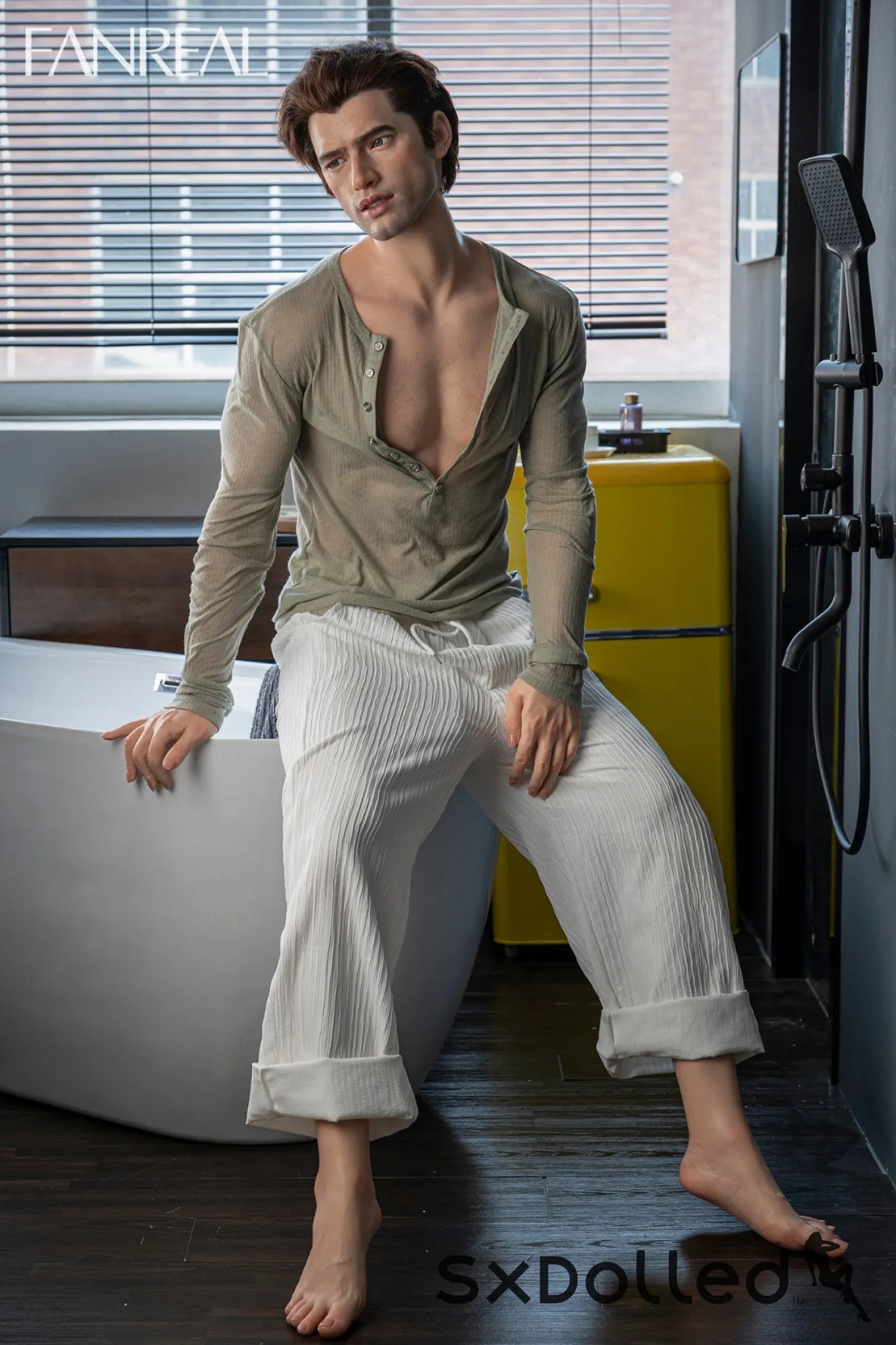 Carter (6-Inch) (173cm) | Brunette British Male Sex Doll | Fanreal 6-Inch / 173cm / Brunette Sex Doll