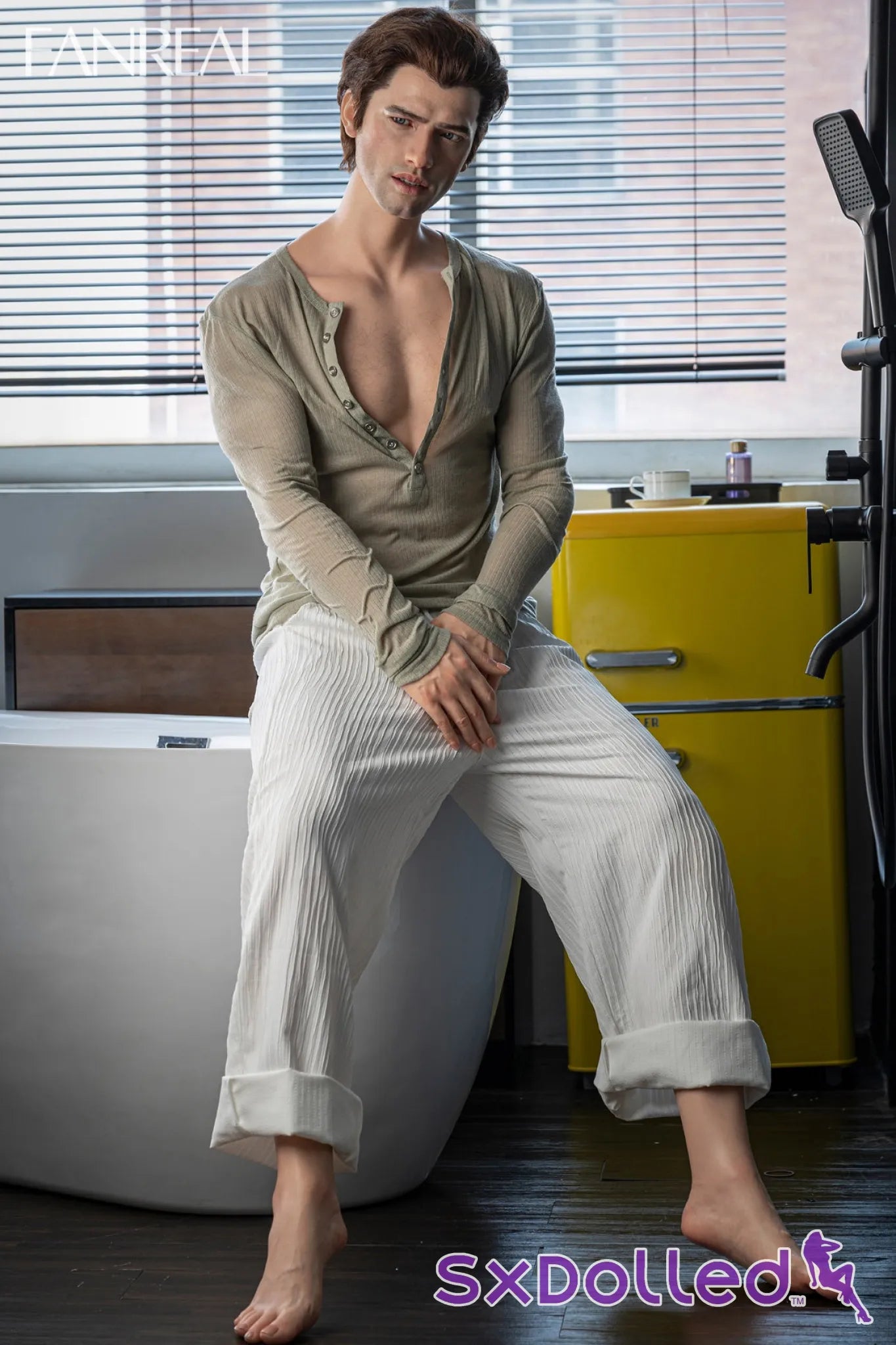 Carter (6-Inch) (173cm) | Brunette British Male Sex Doll | Fanreal 6-Inch / 173cm / Brunette Sex Doll