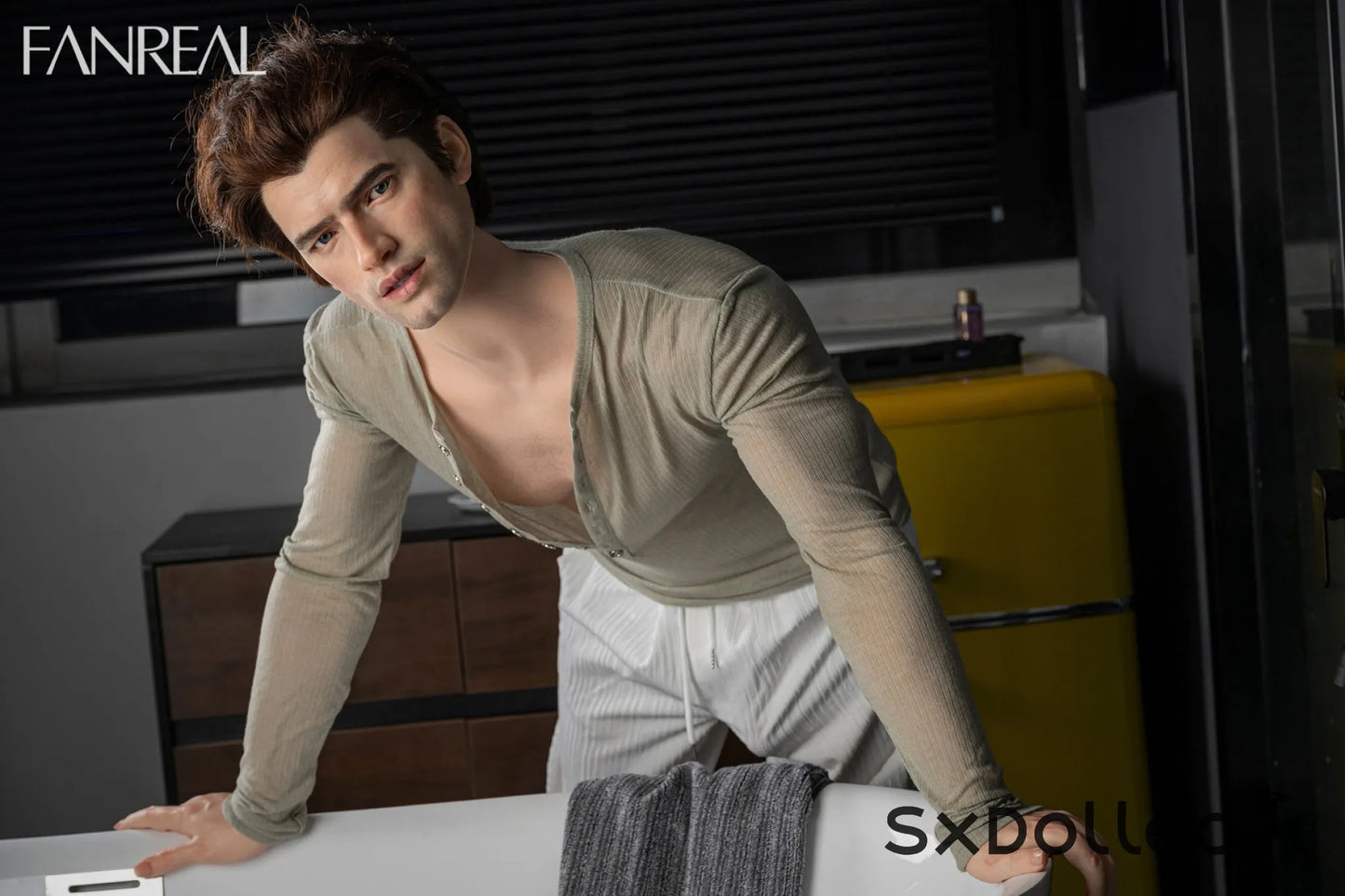 Carter (6-Inch) (173cm) | Brunette British Male Sex Doll | Fanreal 6-Inch / 173cm / Brunette Sex Doll