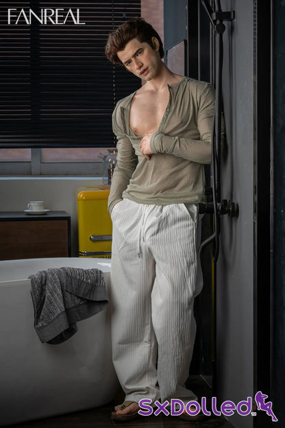 Carter (6-Inch) (173cm) | Brunette British Male Sex Doll | Fanreal 6-Inch / 173cm / Brunette Sex Doll