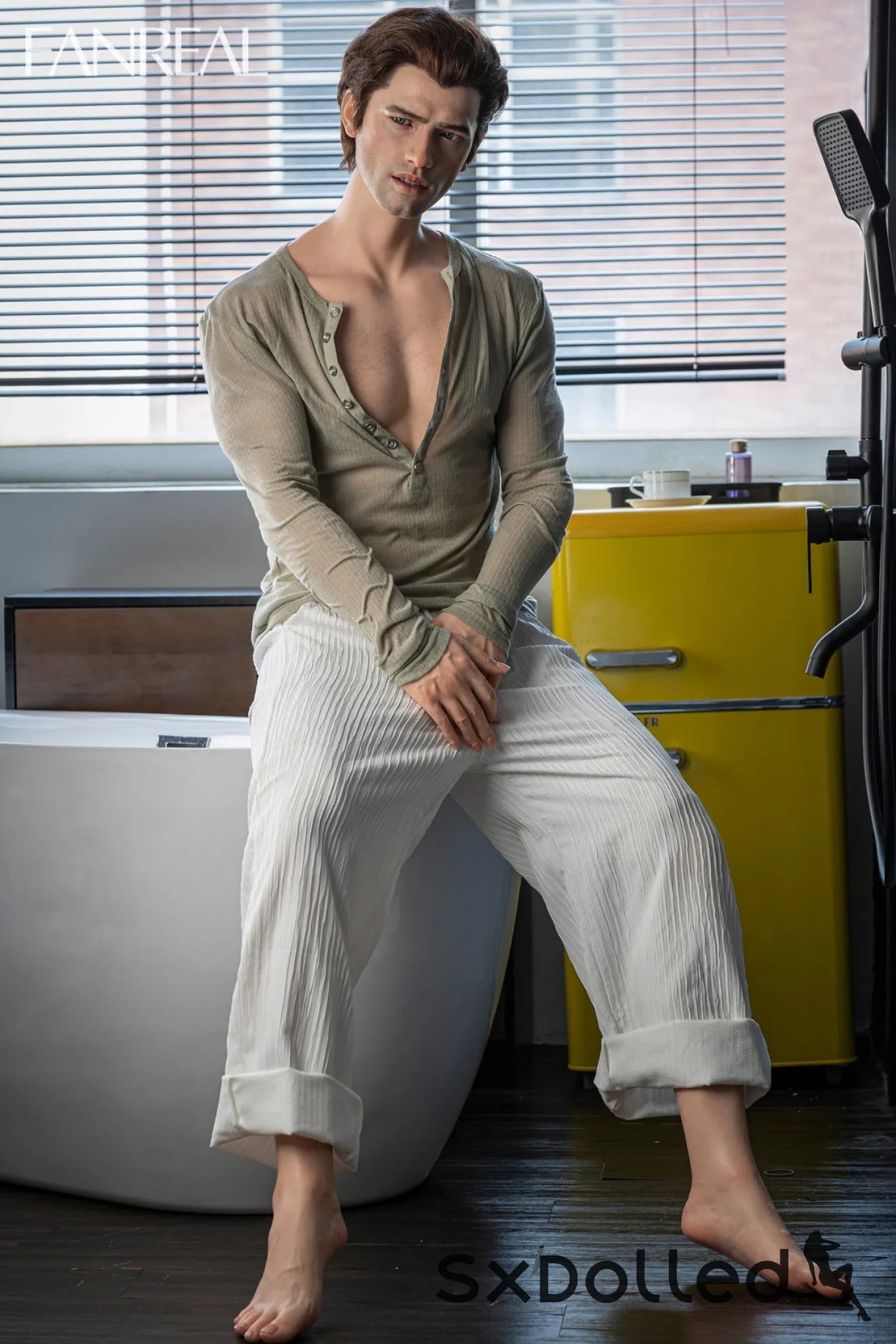 Carter (6-Inch) (173cm) | Brunette British Male Sex Doll | Fanreal 6-Inch / 173cm / Brunette Sex Doll