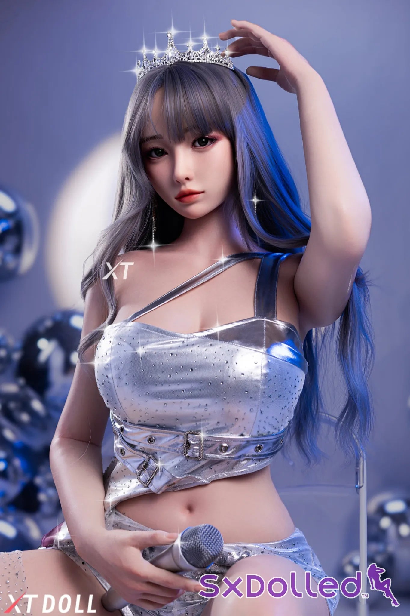 Charlene A (E-Cup) (165cm) | Asian Grey Hair Sex Doll | XT Doll E-Cup / 165cm / Grey Sex Doll