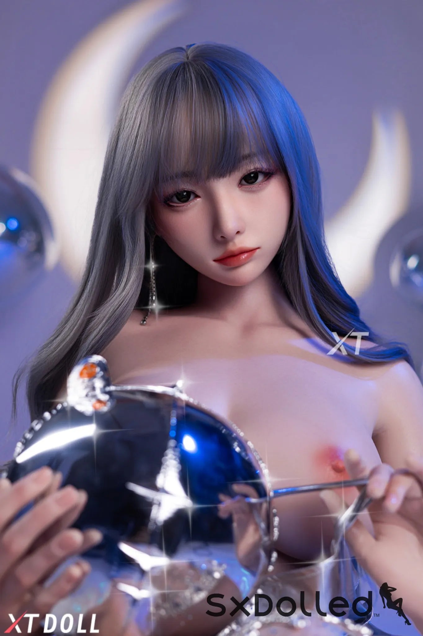 Charlene A (E-Cup) (165cm) | Asian Grey Hair Sex Doll | XT Doll E-Cup / 165cm / Grey Sex Doll