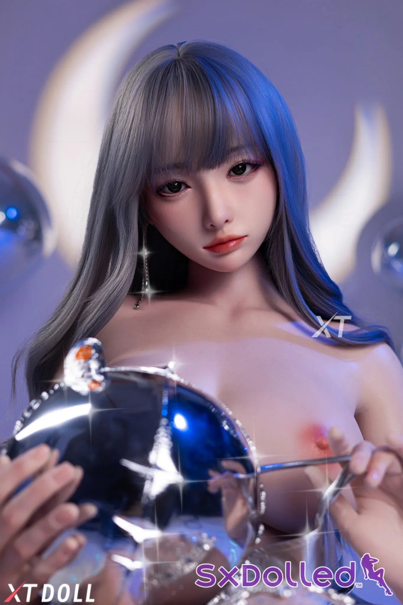Charlene A (E-Cup) (165cm) | Asian Grey Hair Sex Doll | XT Doll E-Cup / 165cm / Grey Sex Doll