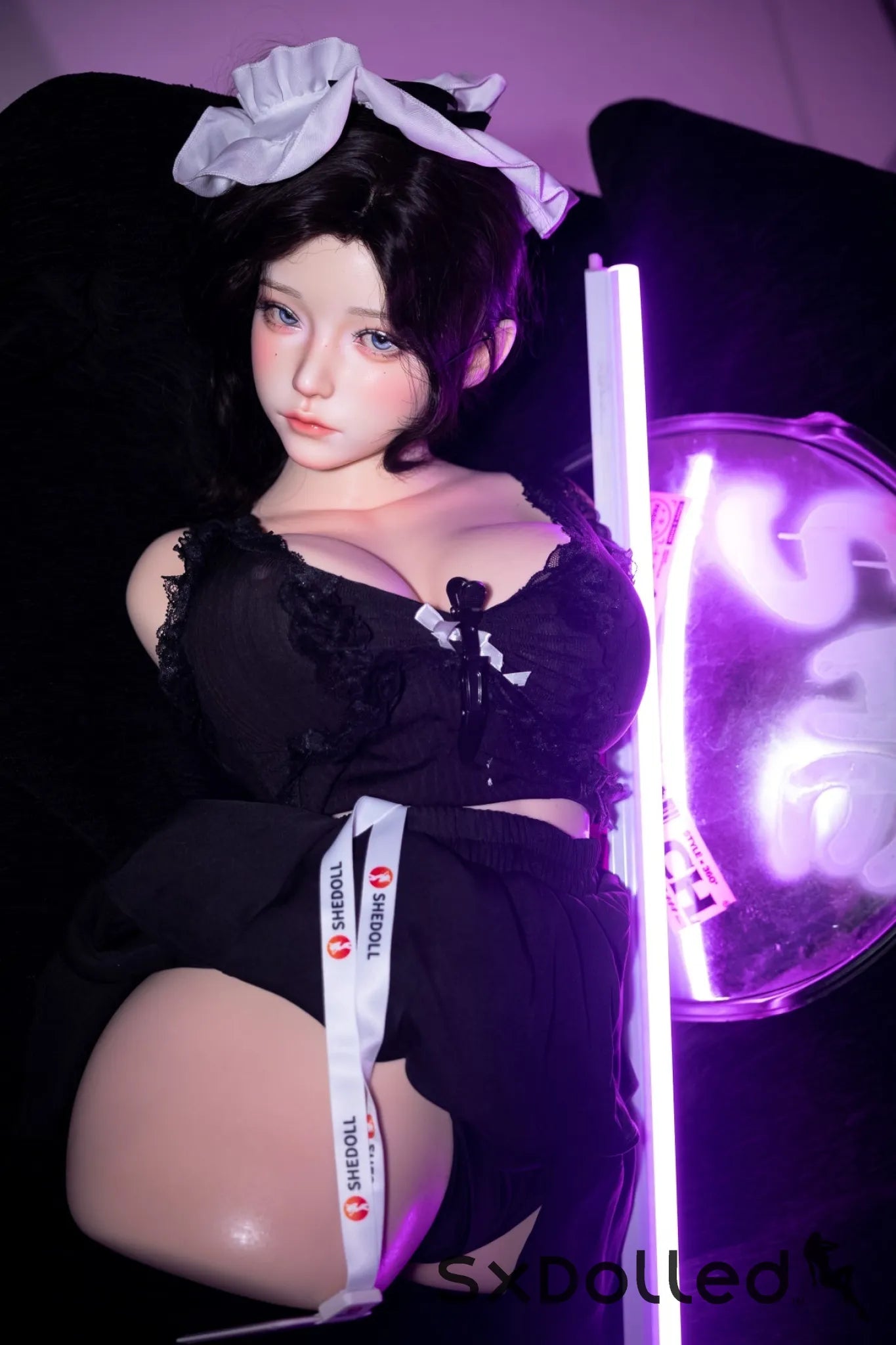 Cheryl D Torso (I-Cup) (75cm) | Asian Sex Doll Torso | SHEDOLL I-Cup / 75cm / Black Sex Torso