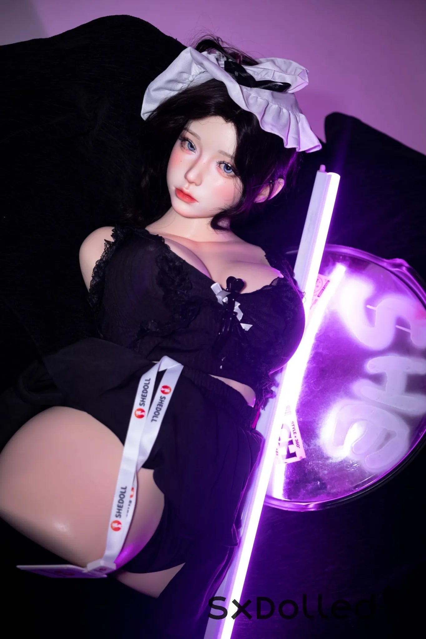 Cheryl D Torso (I-Cup) (75cm) | Asian Sex Doll Torso | SHEDOLL I-Cup / 75cm / Black Sex Torso