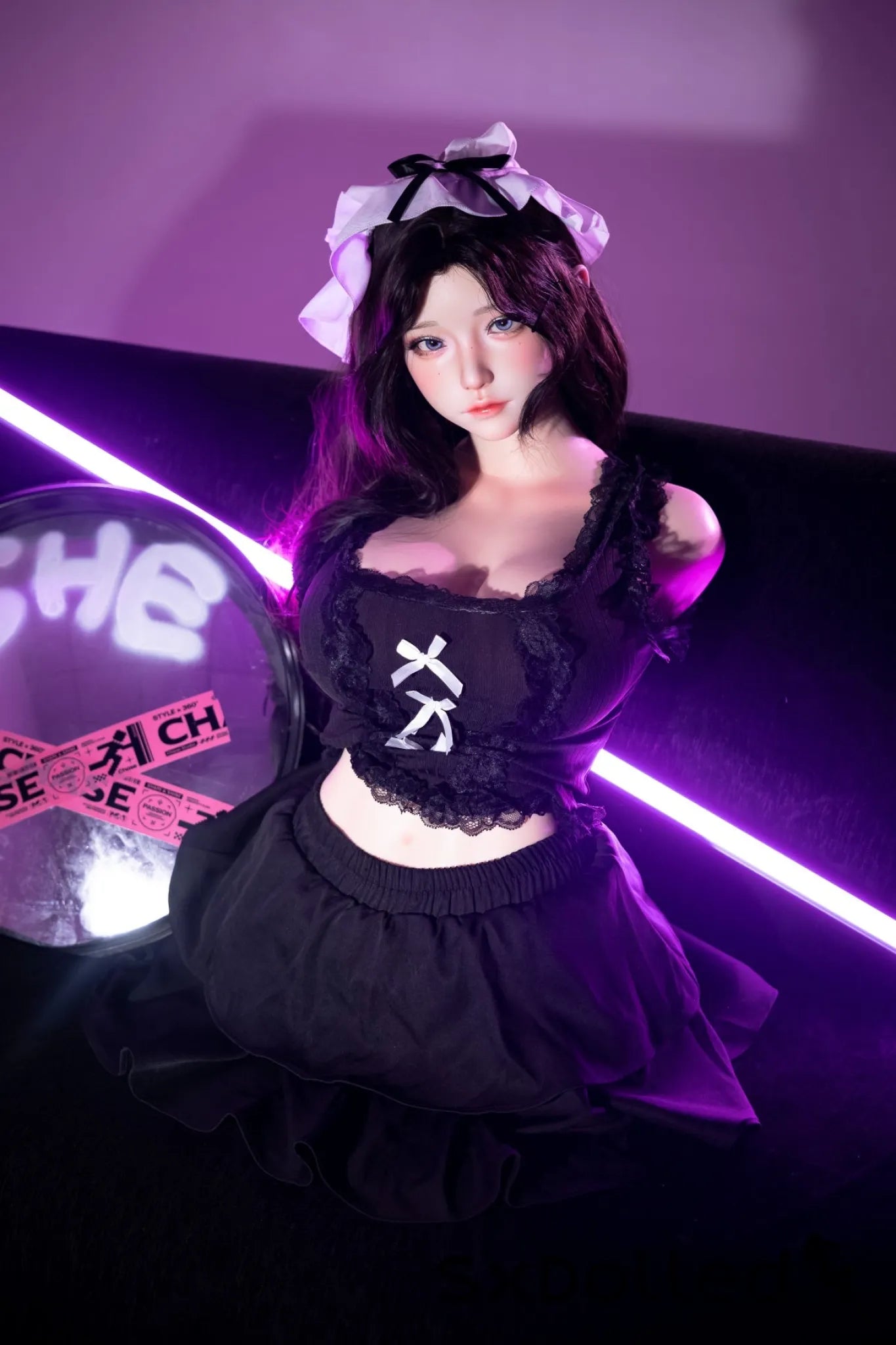 Cheryl D Torso (I-Cup) (75cm) | Asian Sex Doll Torso | SHEDOLL I-Cup / 75cm / Black Sex Torso