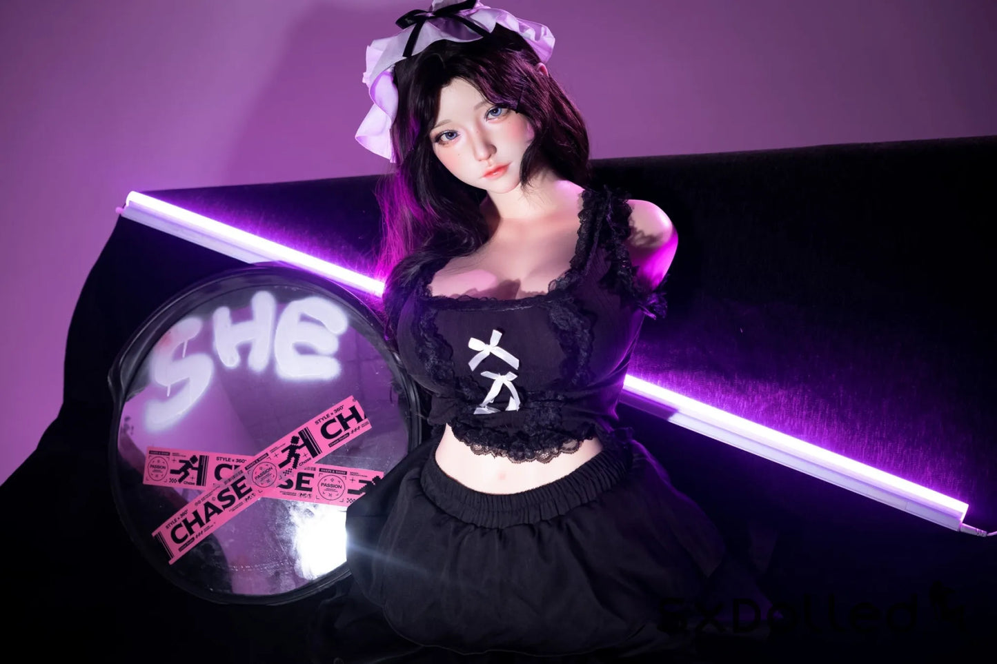 Cheryl D Torso (I-Cup) (75cm) | Asian Sex Doll Torso | SHEDOLL I-Cup / 75cm / Black Sex Torso