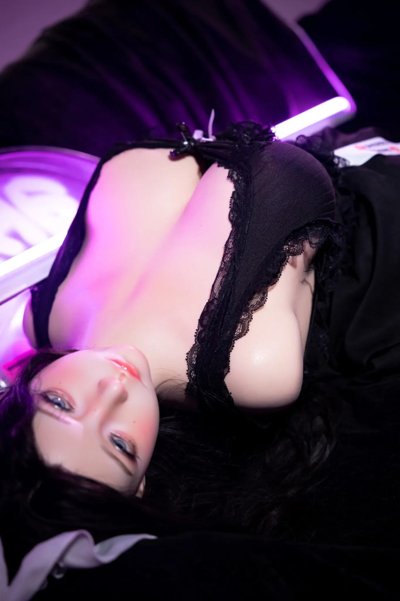 Cheryl D Torso (I-Cup) (75cm) | Asian Sex Doll Torso | SHEDOLL I-Cup / 75cm / Black Sex Torso