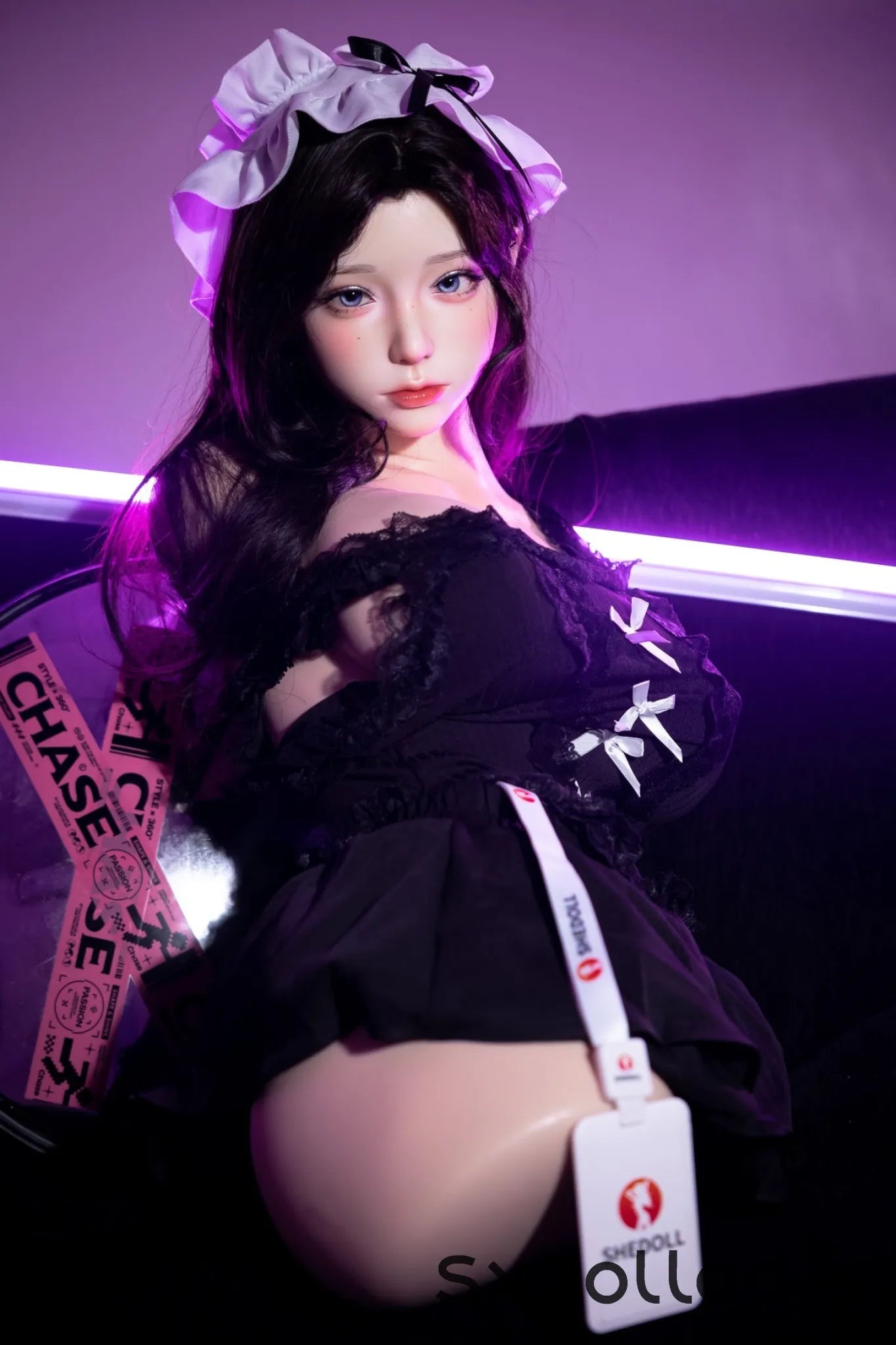 Cheryl D Torso (I-Cup) (75cm) | Asian Sex Doll Torso | SHEDOLL I-Cup / 75cm / Black Sex Torso