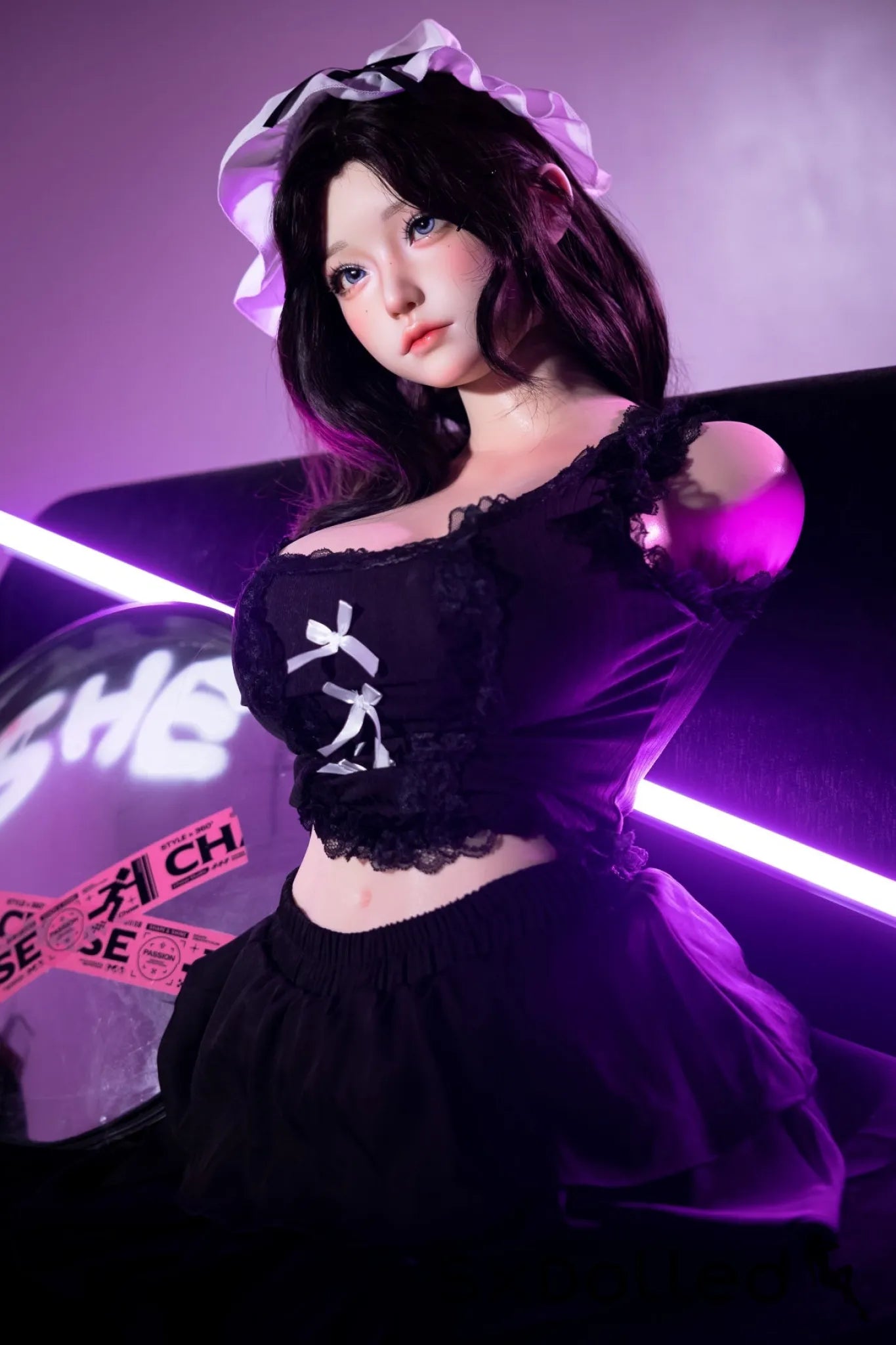 Cheryl D Torso (I-Cup) (75cm) | Asian Sex Doll Torso | SHEDOLL I-Cup / 75cm / Black Sex Torso