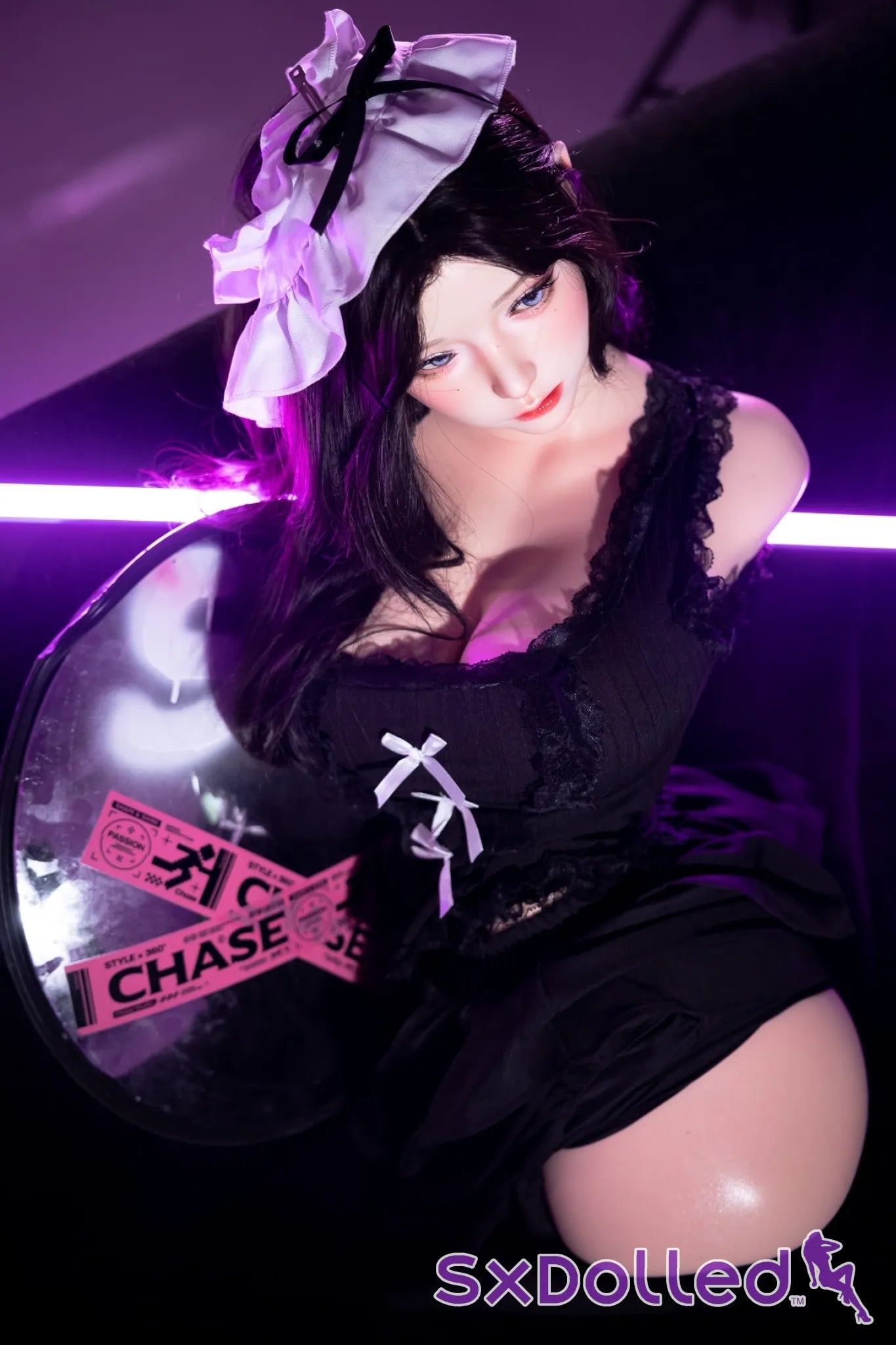 Cheryl D Torso (I-Cup) (75cm) | Asian Sex Doll Torso | SHEDOLL I-Cup / 75cm / Black Sex Torso