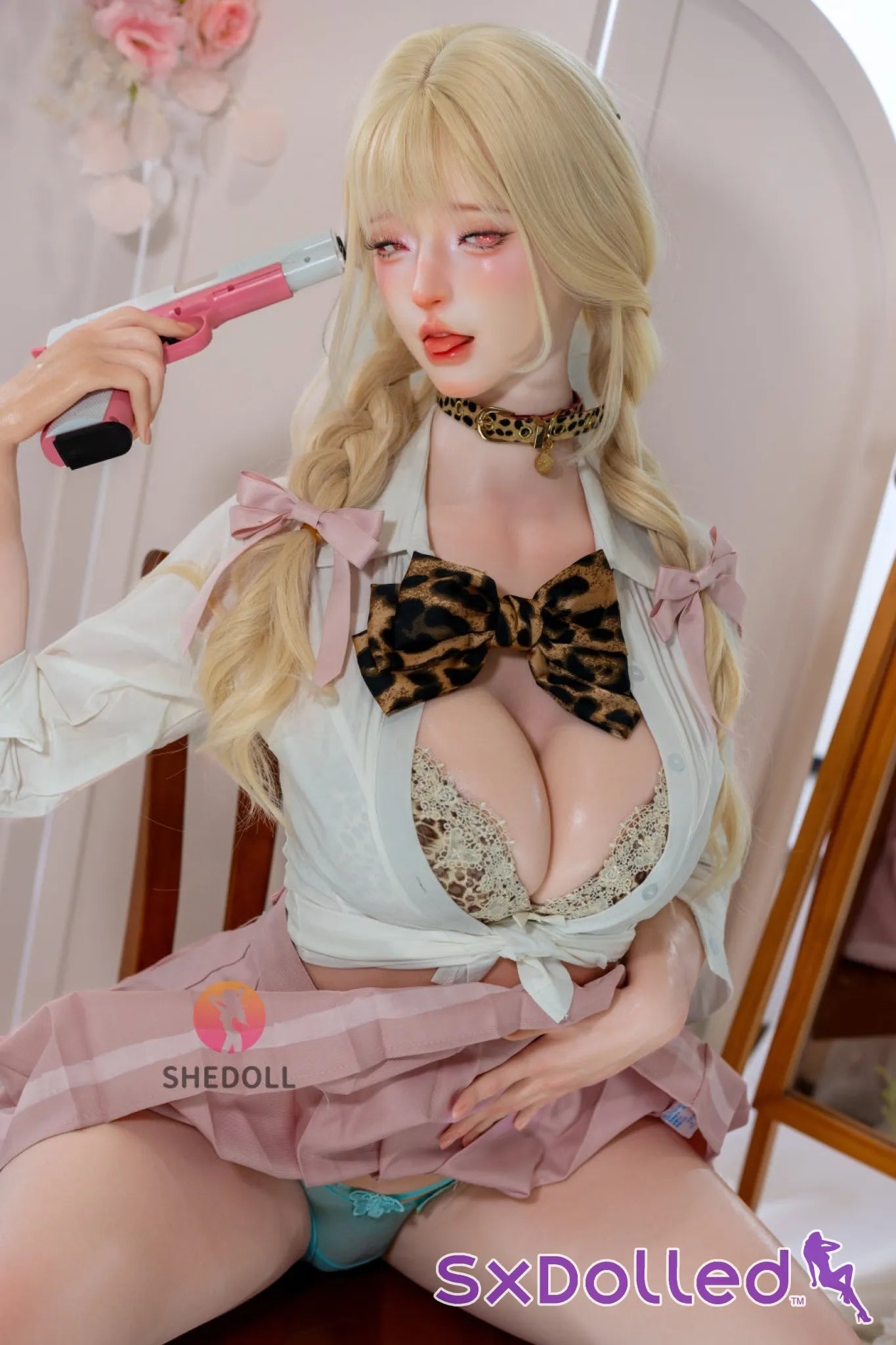 Chika A (E-Cup) (165cm) | Red Eyed Blonde Asian Sex Doll | SHEDOLL - E-Cup / 165cm / Blonde - Sex Doll