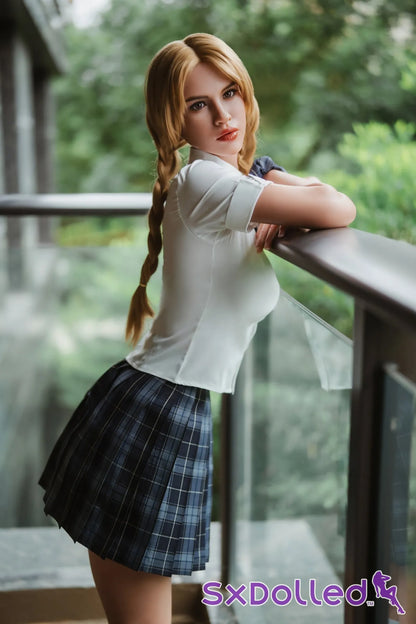 Chloe A (E-Cup) (170cm) | Uniform Costume Sex Doll | Top Fire Doll E-Cup / 170cm / Blonde Sex Doll