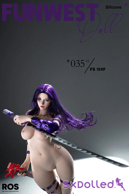Chloe G (F-Cup) (159cm) | Purple Ninja Sex Doll | Funwest Doll - F-Cup / 159cm / Purple - Sex Doll