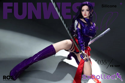 Chloe G (F-Cup) (159cm) | Purple Ninja Sex Doll | Funwest Doll - F-Cup / 159cm / Purple - Sex Doll