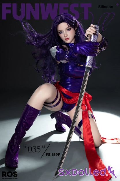 Chloe G (F-Cup) (159cm) | Purple Ninja Sex Doll | Funwest Doll - F-Cup / 159cm / Purple - Sex Doll
