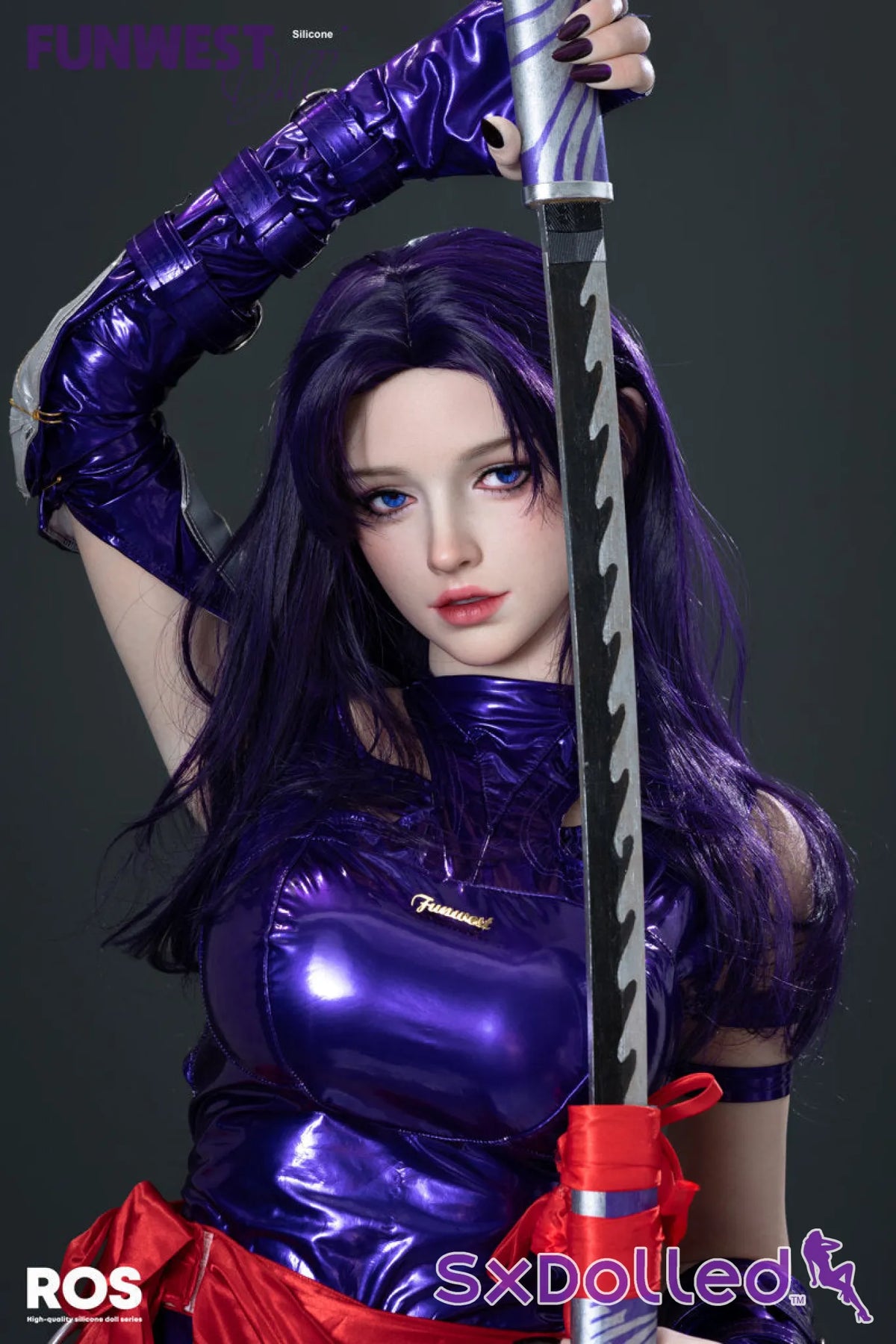 Chloe G (F-Cup) (159cm) | Purple Ninja Sex Doll | Funwest Doll - F-Cup / 159cm / Purple - Sex Doll