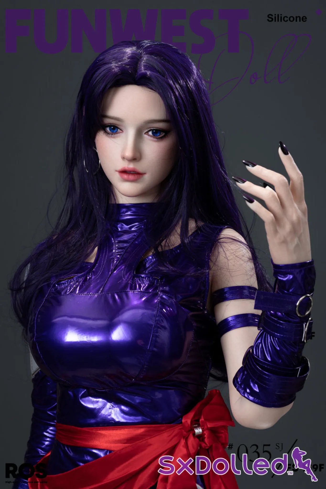 Chloe G (F-Cup) (159cm) | Purple Ninja Sex Doll | Funwest Doll - F-Cup / 159cm / Purple - Sex Doll