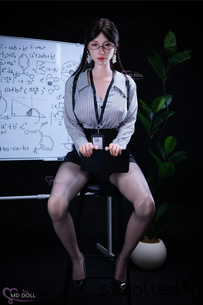 Cindy B (E-Cup) (163cm) | Asian Professor Sex Doll | MD Doll E-Cup / 163cm / Brunette Sex Doll