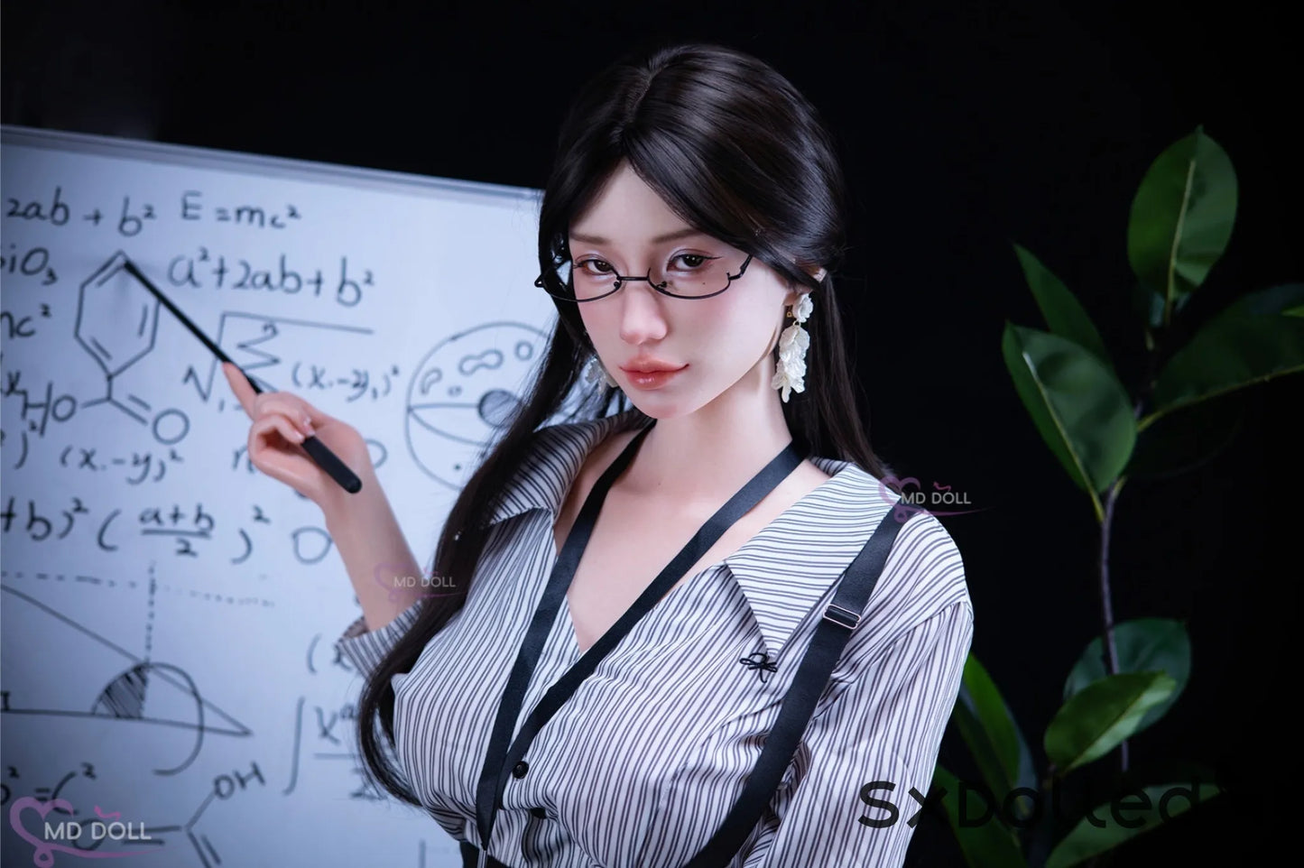 Cindy B (E-Cup) (163cm) | Asian Professor Sex Doll | MD Doll E-Cup / 163cm / Brunette Sex Doll