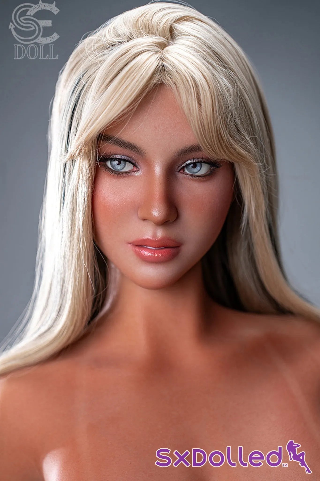 Cindy.D (J-Cup) (155cm) | Super Thick Blonde Tan Sex Doll | SE Doll - J-Cup / 155cm / Blonde - Sex Doll