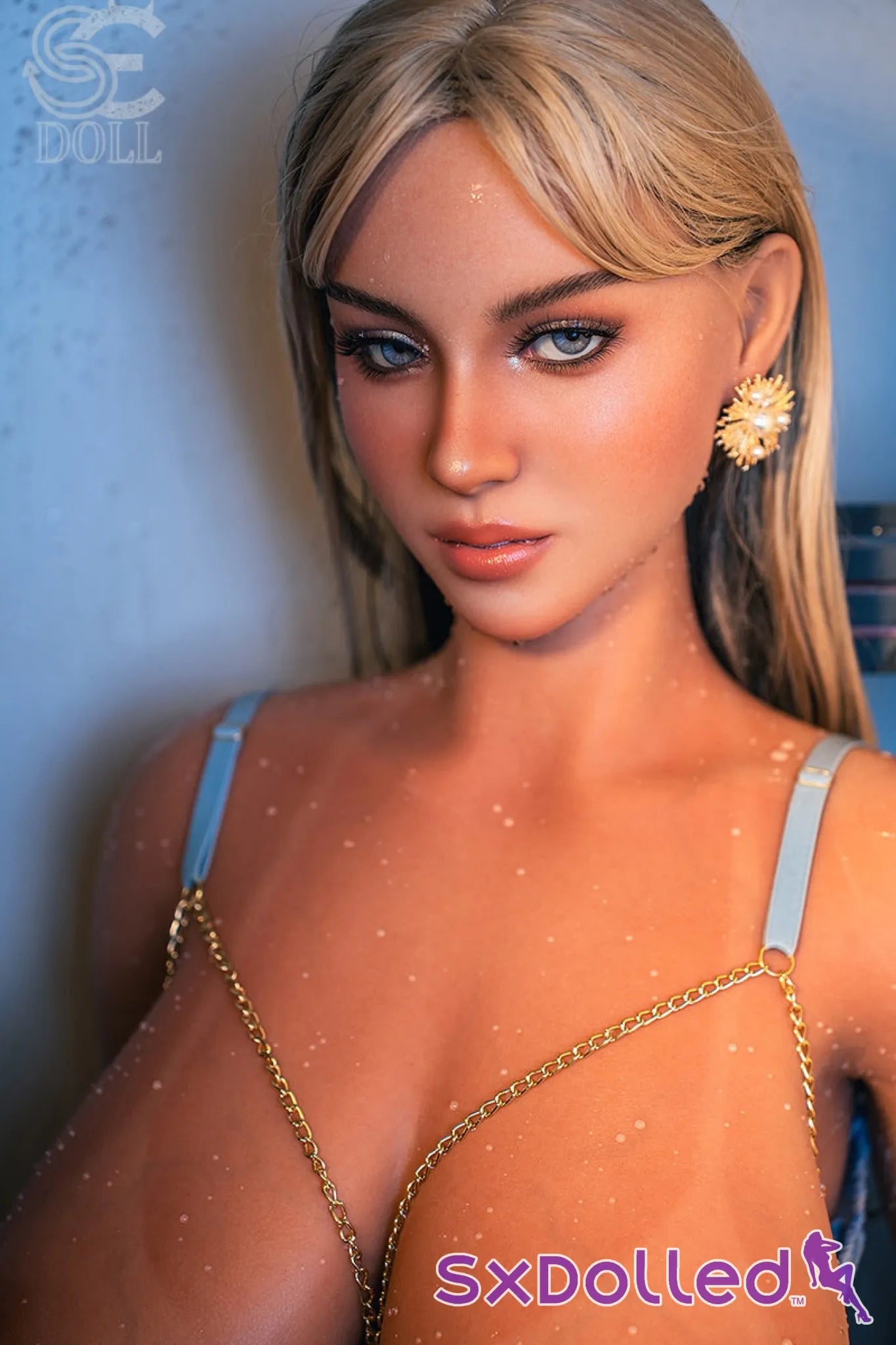 Cindy.D (J-Cup) (155cm) | Super Thick Blonde Tan Sex Doll | SE Doll - J-Cup / 155cm / Blonde - Sex Doll