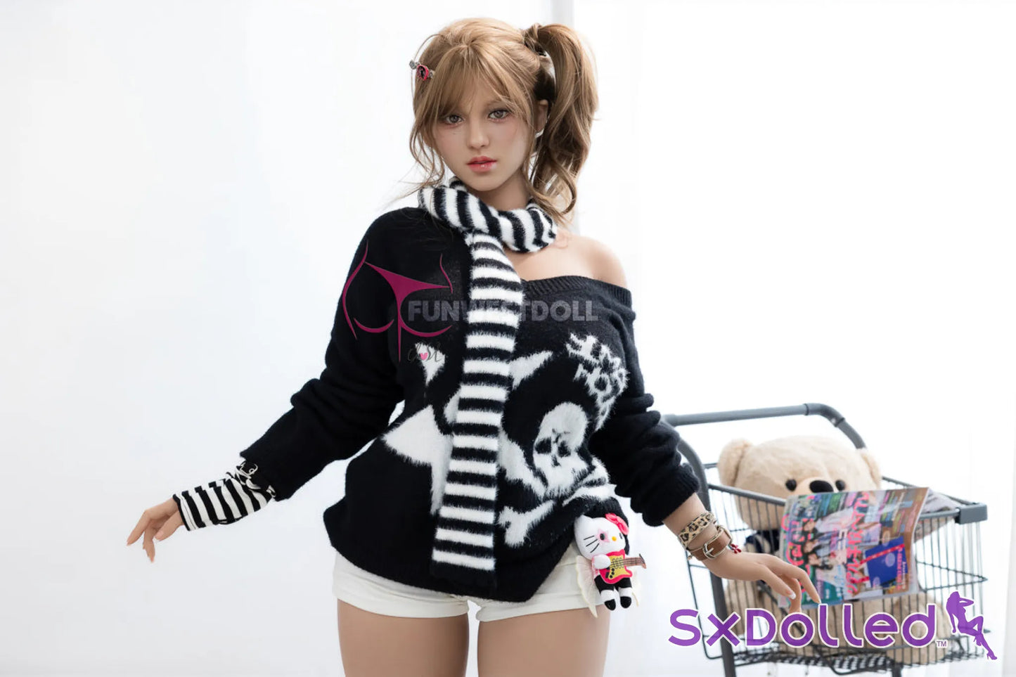 Clara B (G-Cup) (163cm) | Brunette Thick Pear Sex Doll | Funwest Doll G-Cup / 163cm / Brunette Sex Doll