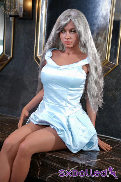 Crystal B (C-Cup) (167cm) | Siver Haired Latina Sex Doll | Galatea Doll - C-Cup / 163cm / Silver - Sex Doll