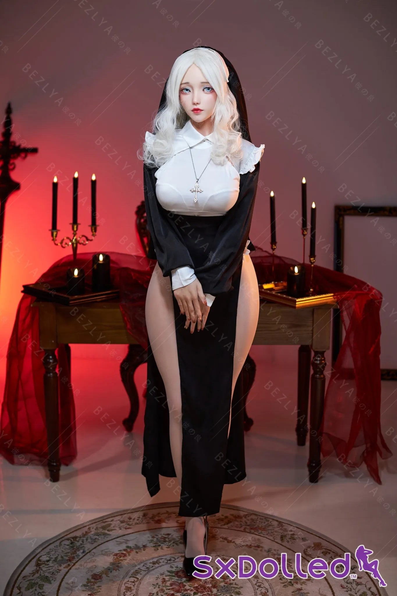 Cyrtenthera (K-Cup) (155cm) | Sexy Asian Nun Sex Doll | AITIA K-Cup / 155cm / White Sex Doll