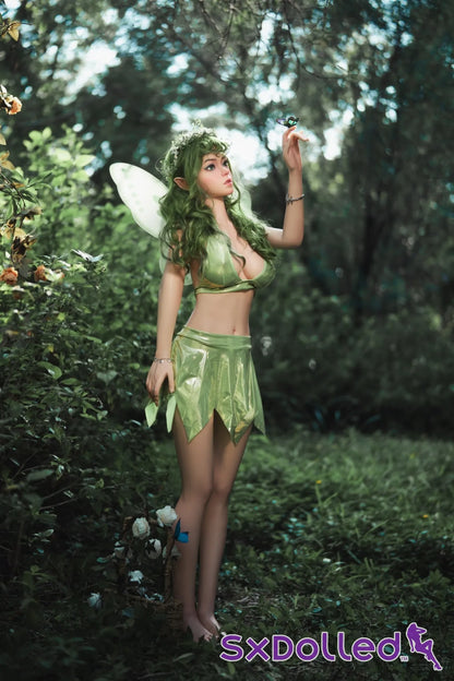 Dalindra (G-Cup) (159cm) | Natural Elf Fairy Sex Doll | Orangein Doll G-Cup / 159cm / Green Sex Doll