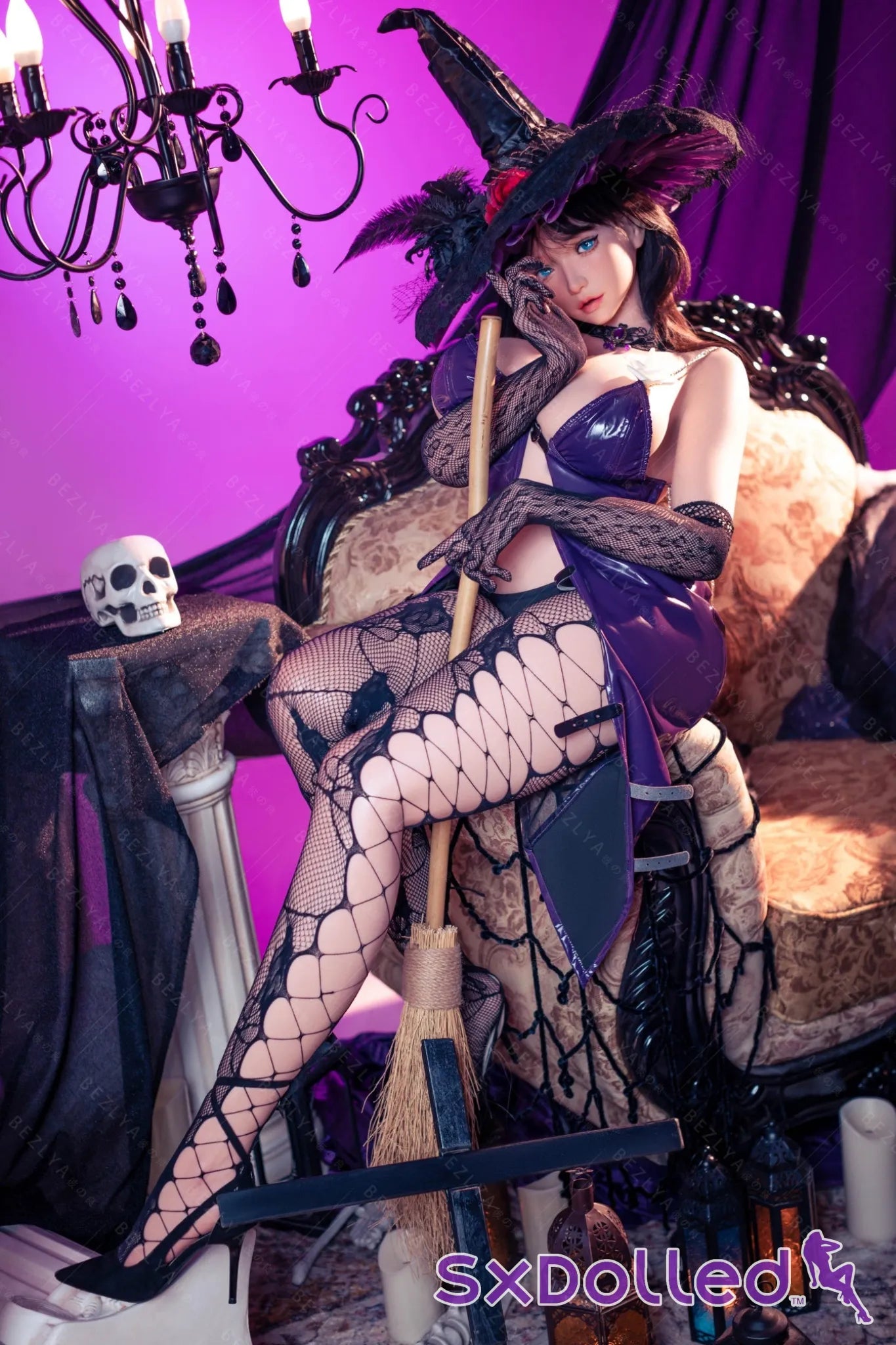 Delisra (H-Cup) (160cm) | Halloween Japanese Sex Doll | AITIA H-Cup / 160cm / Black Sex Doll