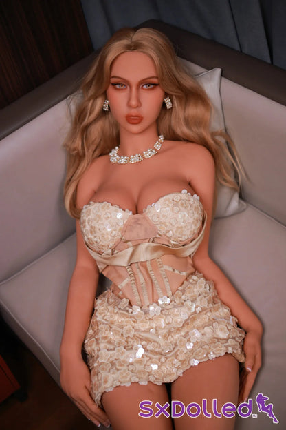 Dova (E-Cup) (158cm) | Tanned Brunette Sex Doll | Fire Doll - E-Cup / 158cm / Blonde - Sex Doll