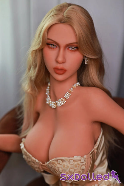 Dova (E-Cup) (158cm) | Tanned Brunette Sex Doll | Fire Doll - E-Cup / 158cm / Blonde - Sex Doll