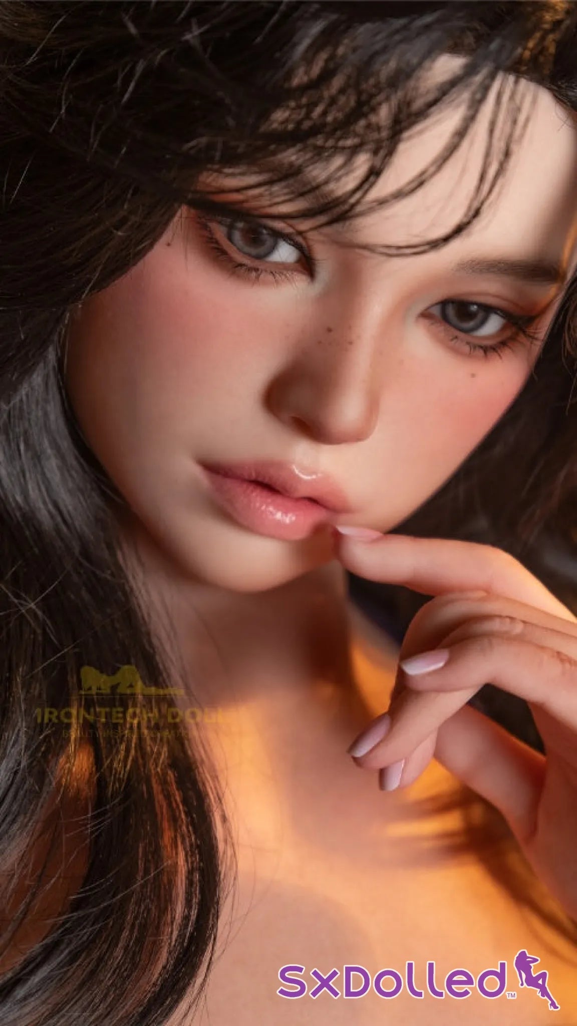 Eileen G (L-Cup) (164cm) | Mysterious Midnight Temptress Sex Doll | Irontech Doll - L-Cup / 164cm / Black - Sex Doll