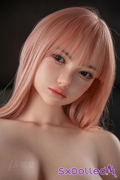 Elara E (H-Cup) (107cm) | Pink Hair Sex Doll Torso | Jiusheng Doll H-Cup / 107cm / Pink Sex Torso