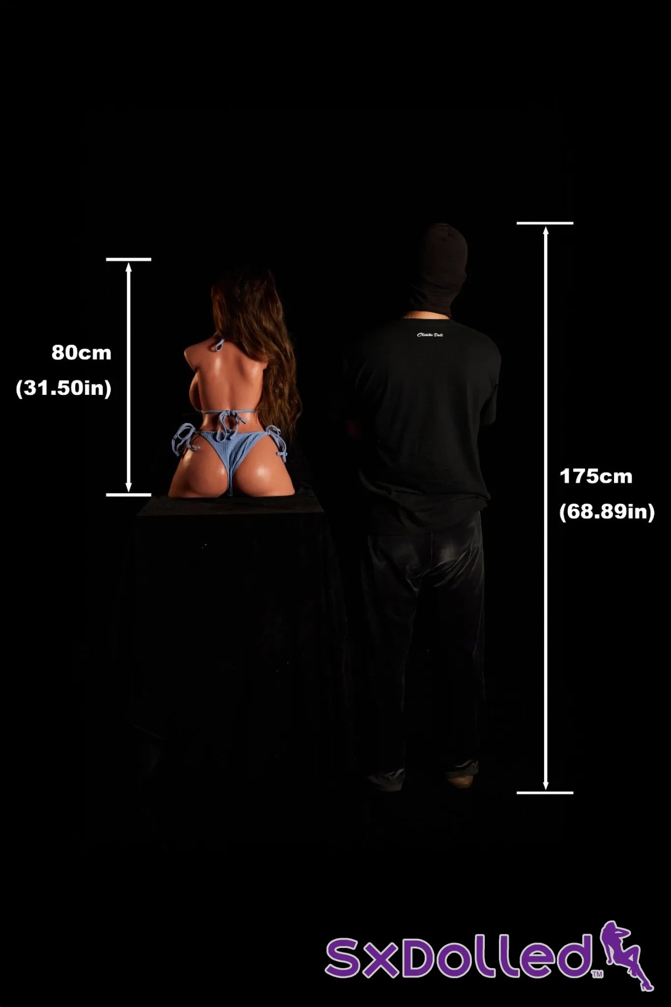 Eliza A (G-Cup) (80cm) | Latina Sex Doll Torso | Climax Doll G-Cup / 80cm / Brunette Sex Torso