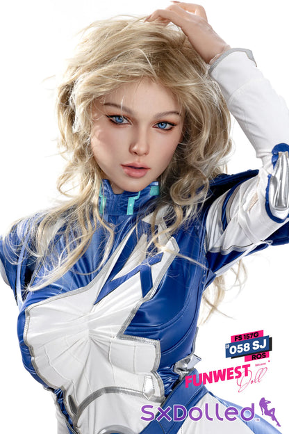 Eloise B (G-Cup) (157cm) | Blonde Super Hero Sex Doll | Funwest Doll - G-Cup / 157cm / Blonde - Sex Doll