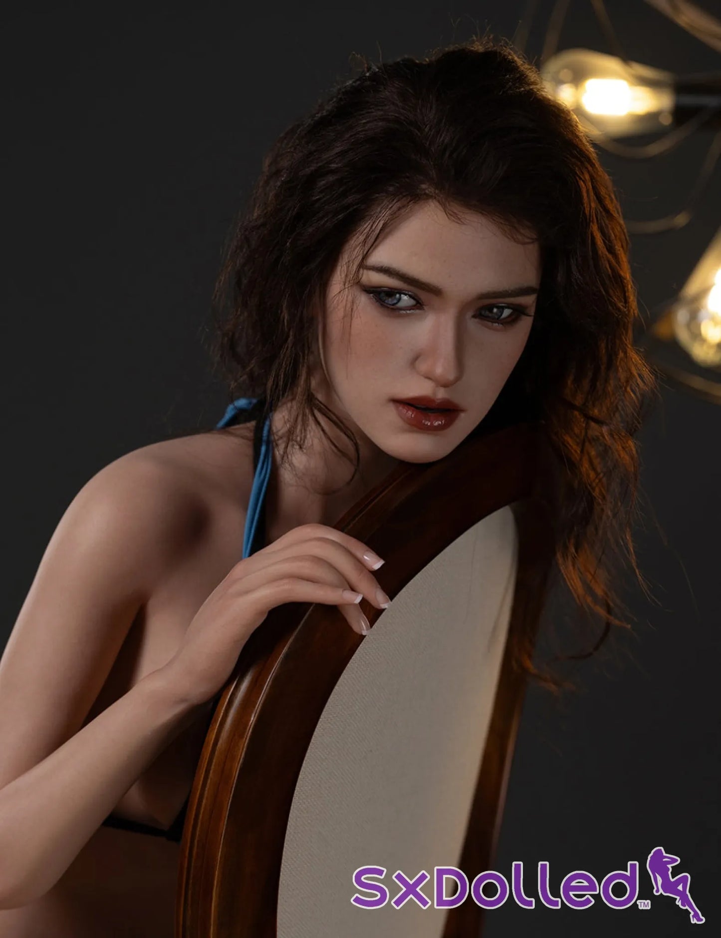 Elva-S (C-Cup) (150cm) | Tan Pear Caucasian Sex Doll | Top CY Doll C-Cup / 150cm / Brunette Sex Doll