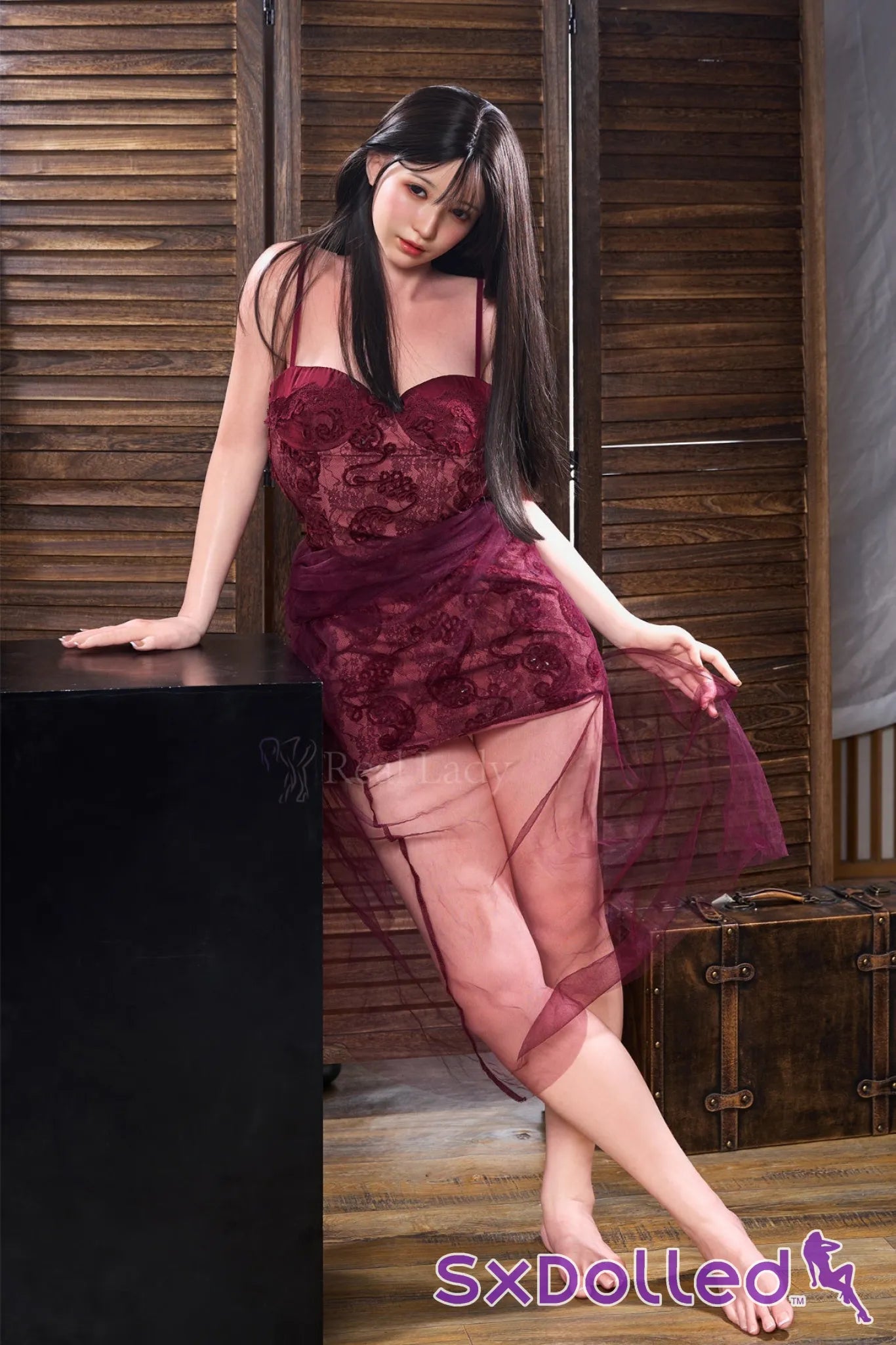 Emilia B (J-Cup) (159cm) | Asian Sugar Siren Sex Doll | Real Lady - J-Cup / 159cm / Brunette - Sex Doll